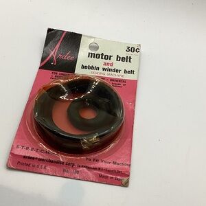 Ardene Black Sewing Machine Motor & Bobbin Winder Belts
